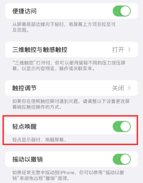 利津苹果授权维修站分享iPhone轻点无法唤醒怎么办